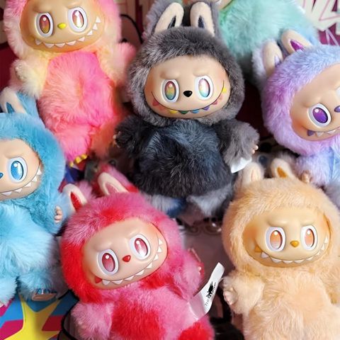 Oyuncaq-brelok Pop mart Labubu, peluş, rəngbərəng, 6x8x7 sm, 3+ yaş, məhsul çeşiddə — Bakı