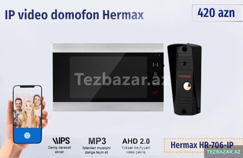 Wifi domofon Hermax 07ip — Bakı