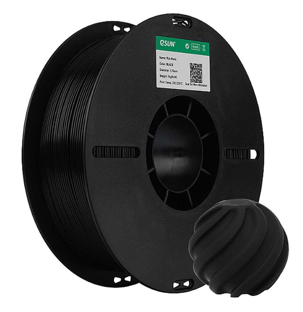 Esun PLA Basic 1.75 mm Filament – Qara, 1 kq PLA-Basic modifikasiya — İstehlak malları və aksesuarlar, Bakı