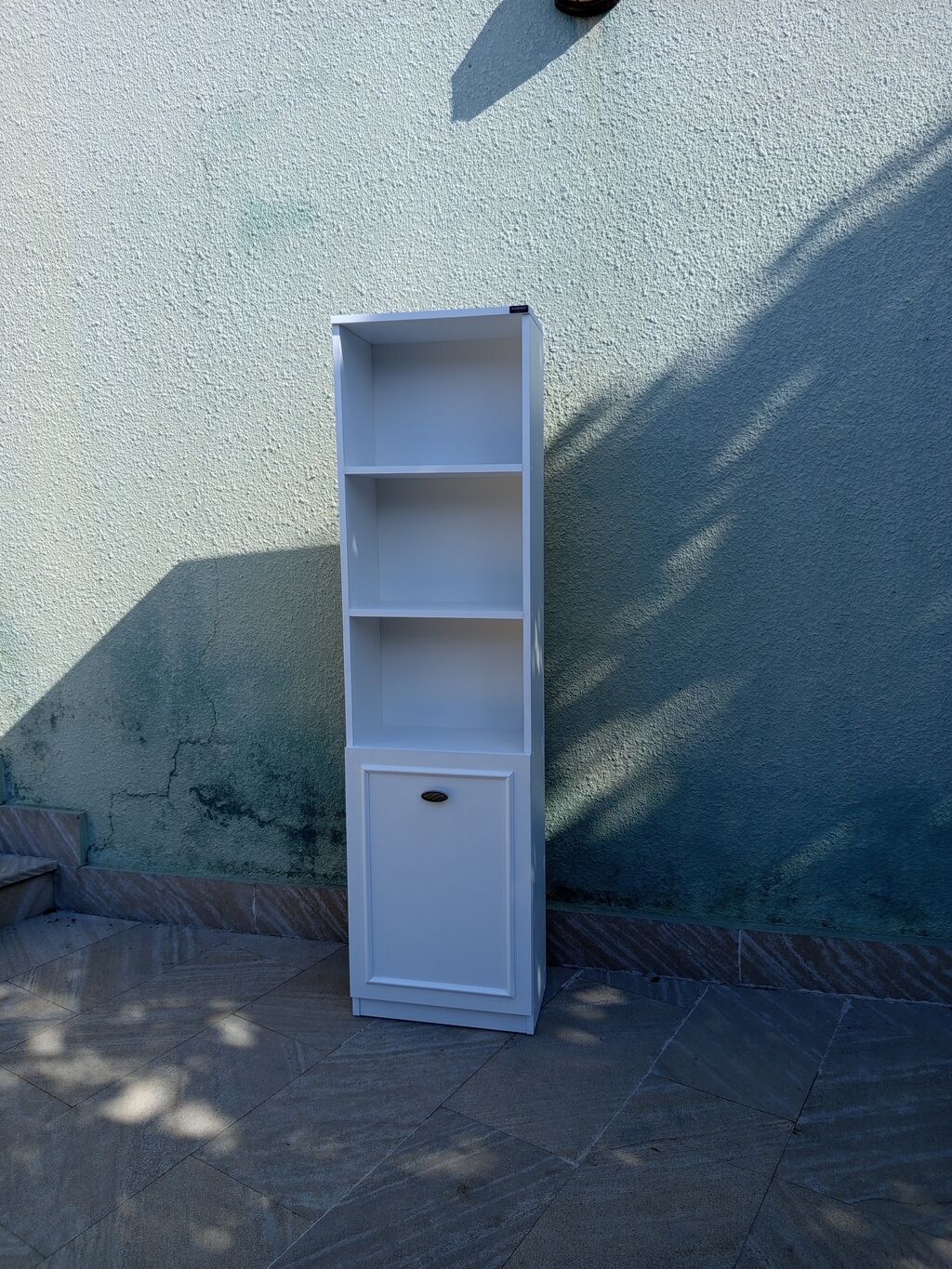 Ağ rəngli çoxfunksiyalı rəfli dolab – cəmi 90 AZN Ölçü: 183 49 — Rəflər, Mehdiabad (5)
