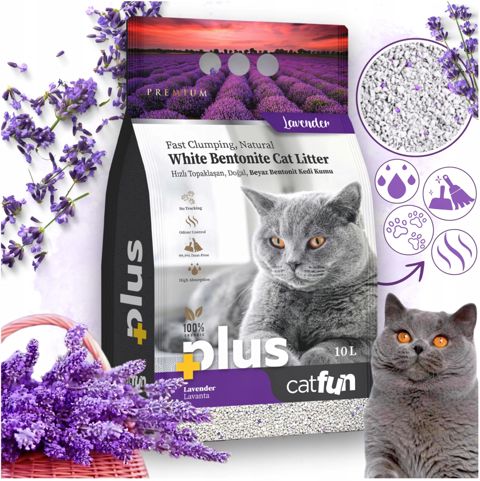 Catfun qum lavanda qoxulu 10lt — Bakı