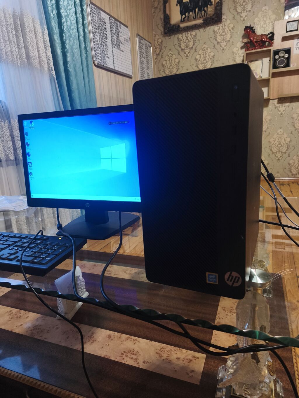 HP stolüstü kompüter dəsti Satiram Giymətdə Tazilasarig — Masaüstü kompüterlər, Bakı (2)