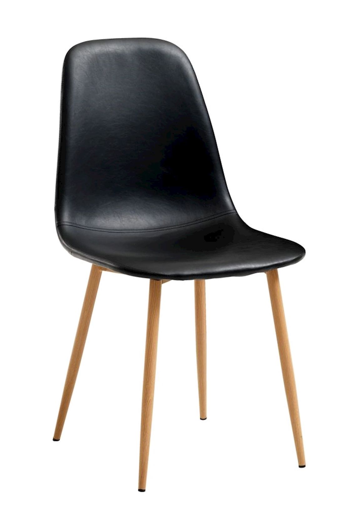 Stul Jysk Jonstrup, polyester, qara/palıdı, 44х87х53 sm, 2 əd — Stullar, Bakı