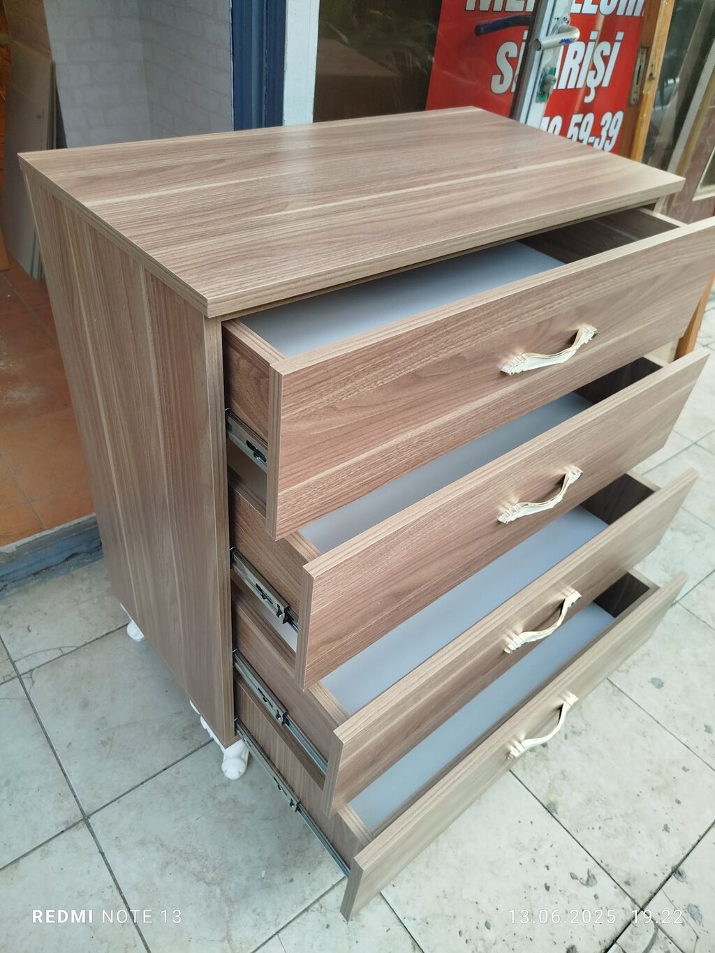 Mebel çekmecə komodu - Material: ağac teksturalı laminat MDF-lam — Komodlar və tumbalı, Mehdiabad (5)