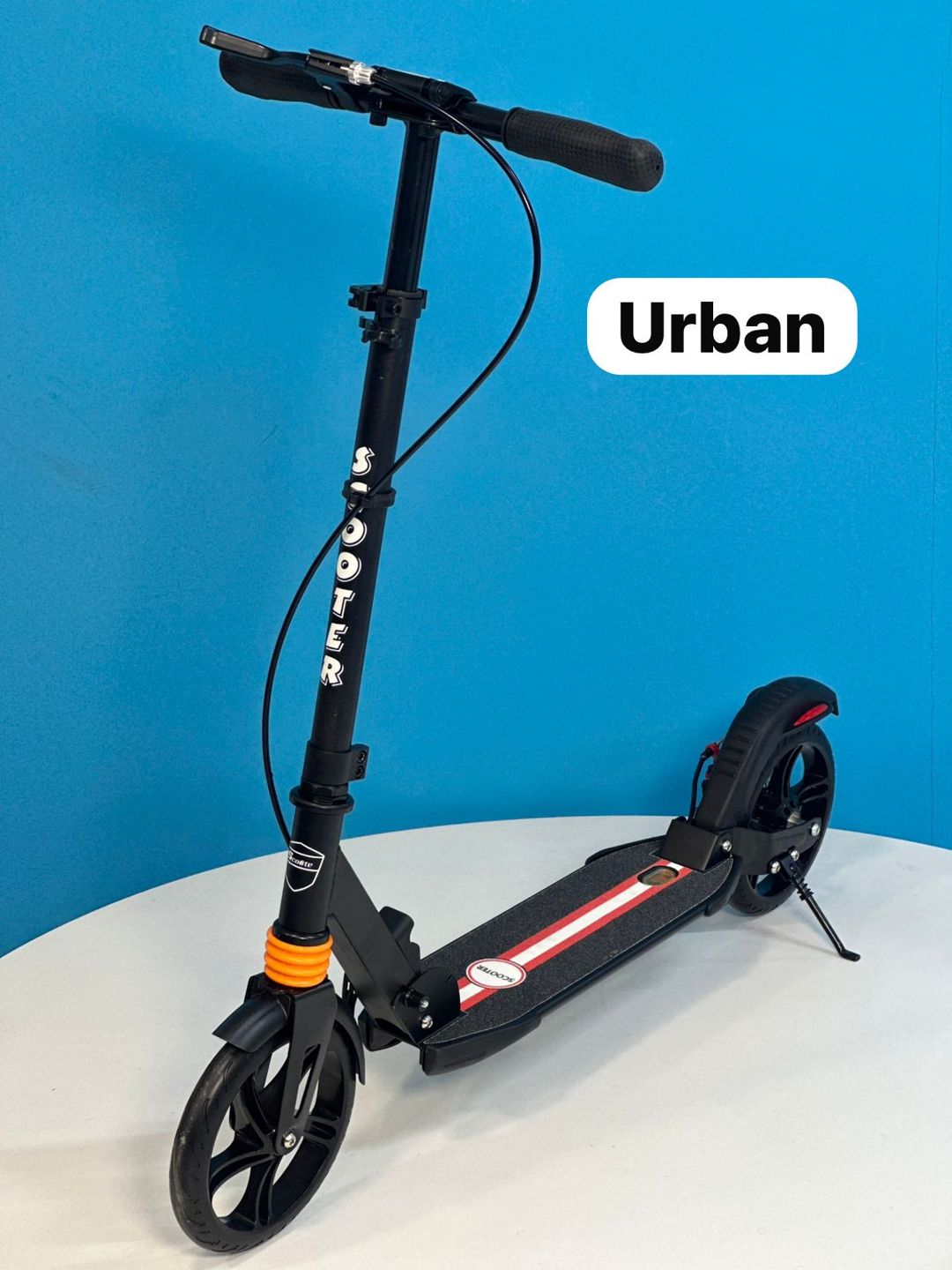 Skuter BM-Urban, uşaqlar üçün, 8 yaşa qədər, maksimal yüklənmə 110 kq, qara — Mallar, Bakı