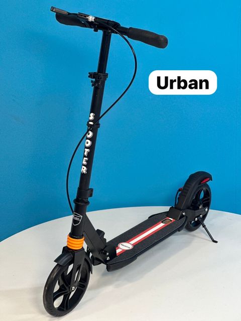 Skuter BM-Urban, uşaqlar üçün, 8 yaşa qədər, maksimal yüklənmə 110 kq, qara — Bakı
