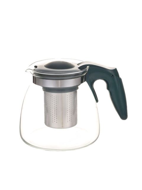 Dəmləmə çaydanı, şüşə, şəffaf/boz, 1 l — Bakı