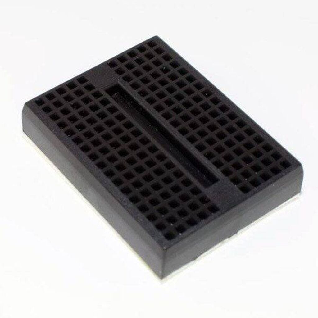 Qara Mini Breadboard - 170 deşikli kompakt breadboard - Alt hissəsi — Ana platalar, Bakı (2)