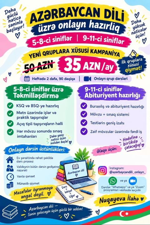 Repetitor, Azərbaycan dili, Abituriyent hazırlığı — Bakı