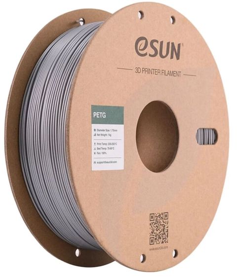 Esun Petg Filament, 1.75 mm – Gümüş, 1 kq Petg materialı nədir? Petg — Bakı