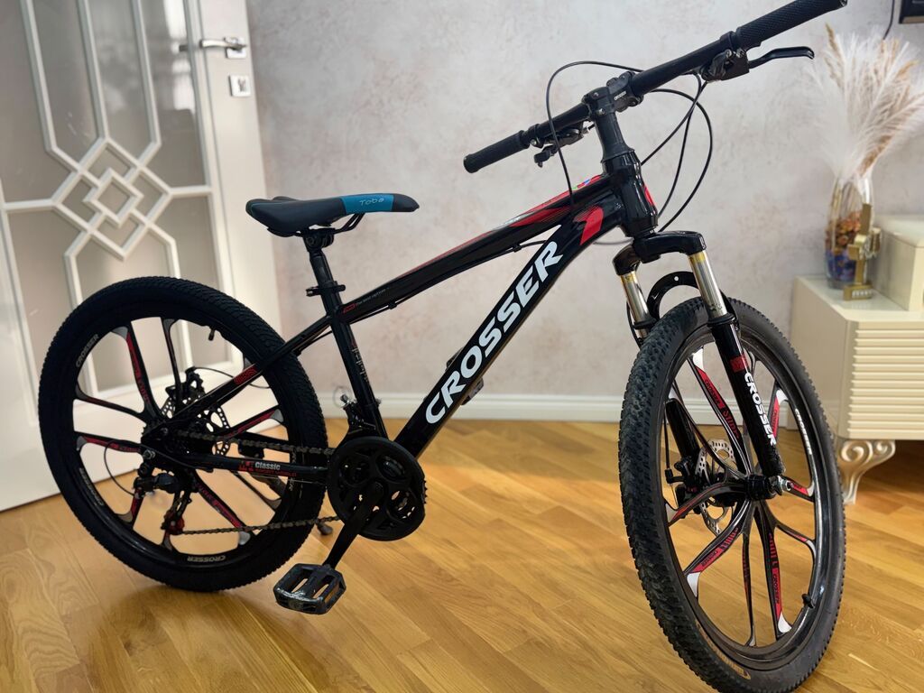 Crosser dağ velosipedi. Az surulub demek olar tezedir.24 lükdür — Dağ velosipedləri, Sumqayıt (2)