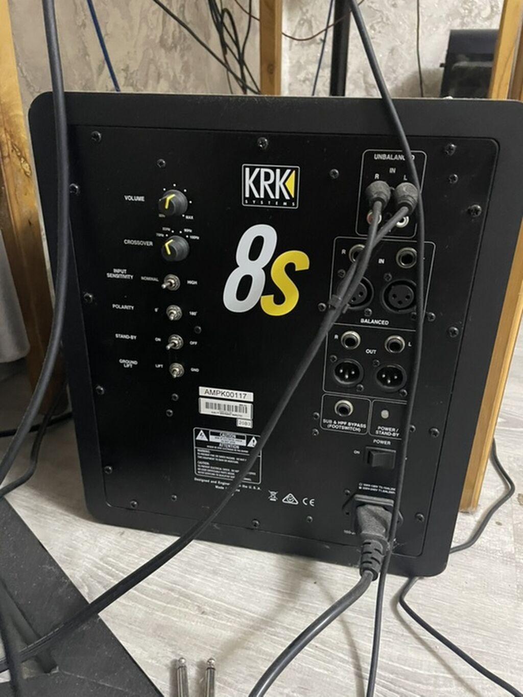 KRK Systems s8.2aktiv studiya sabvuferi - 8 düymlük aşağı tezlikli — Dinamiklər və akustik sistemlər, Bakı (2)