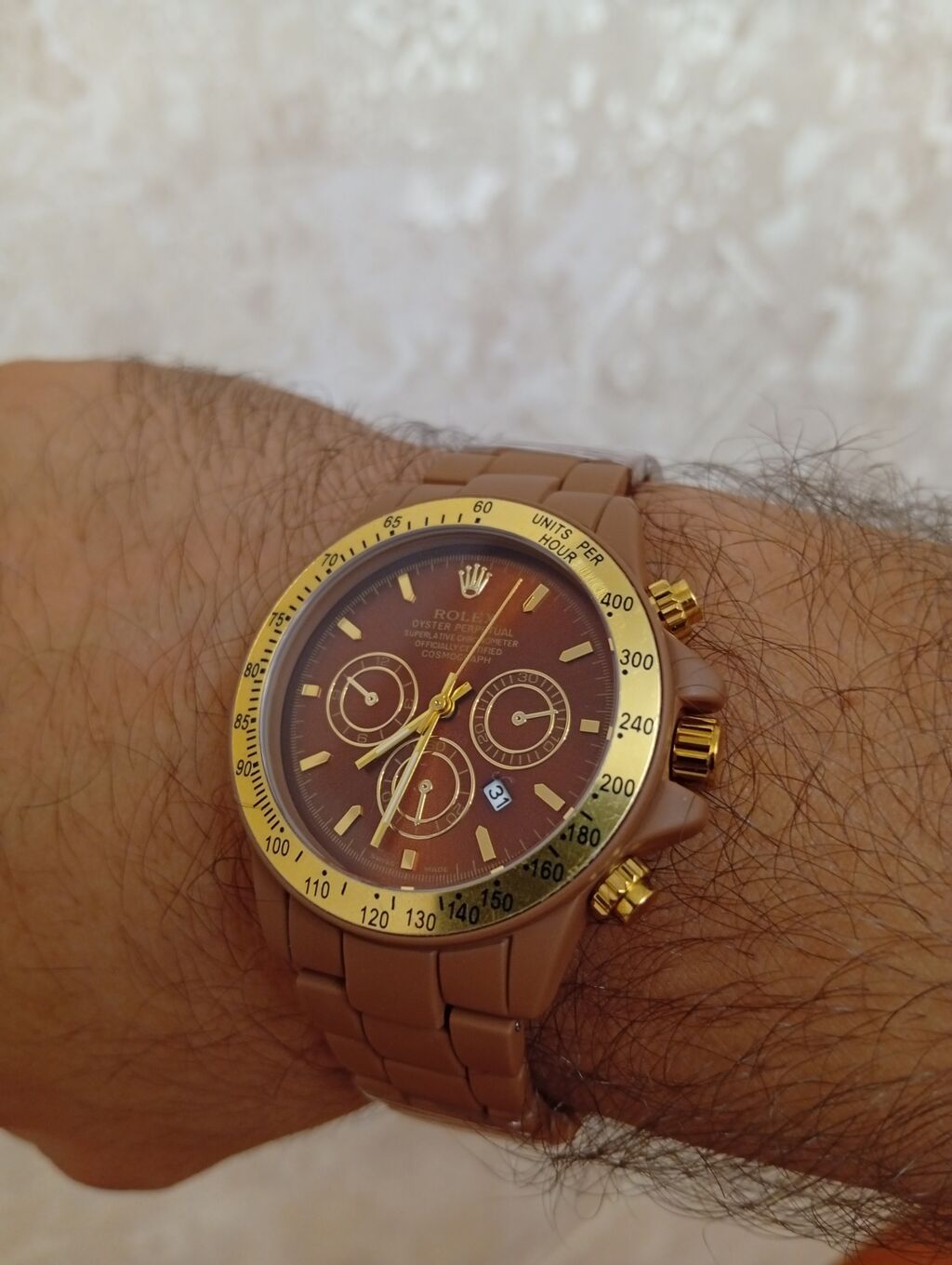 Yeni, Qol saatı, Rolex, rəng - Qəhvəyi — Qol saatları, Bakı (5)