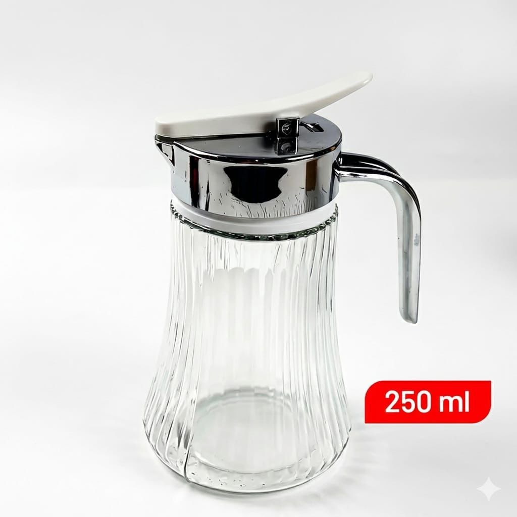 Şəkər qabı OP-987, şüşə, şəffaf/gümüşü, 250 ml — Mallar, Bakı