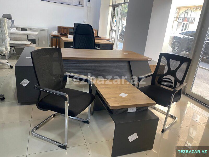 Ofis masası — Ofis mebeli, Bakı (6)