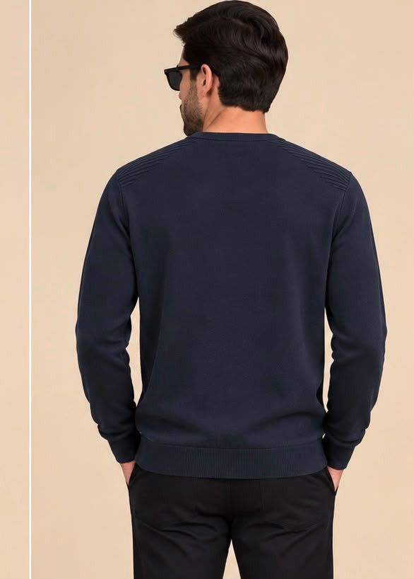 Kişi cemperi Q7242, qara, pambıq, ölçü 4XL — Mallar, Bakı (2)