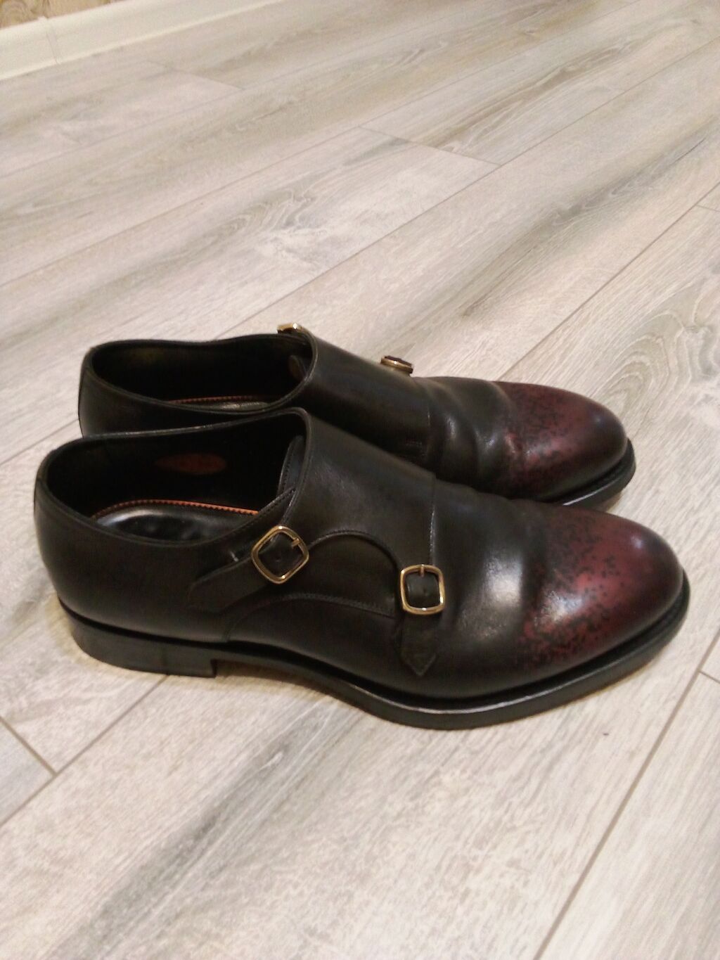 Santoni kişi ayaqqabısı – Double Monk Strap Qiymətlə bağlı razılaşmaq — Ayakkabılar, Masazır (2)