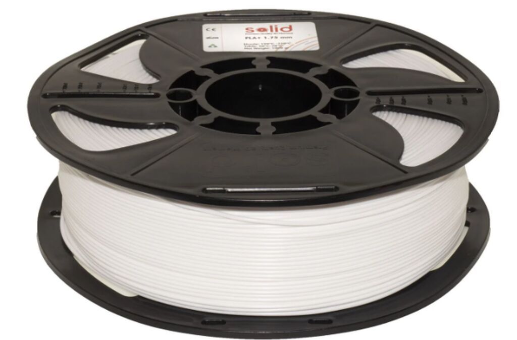Solid Filament PLA Plus 1.75 mm – Ağ, 1 kq 3D basqılarınız üçün — İstehlak malları və aksesuarlar, Bakı (3)