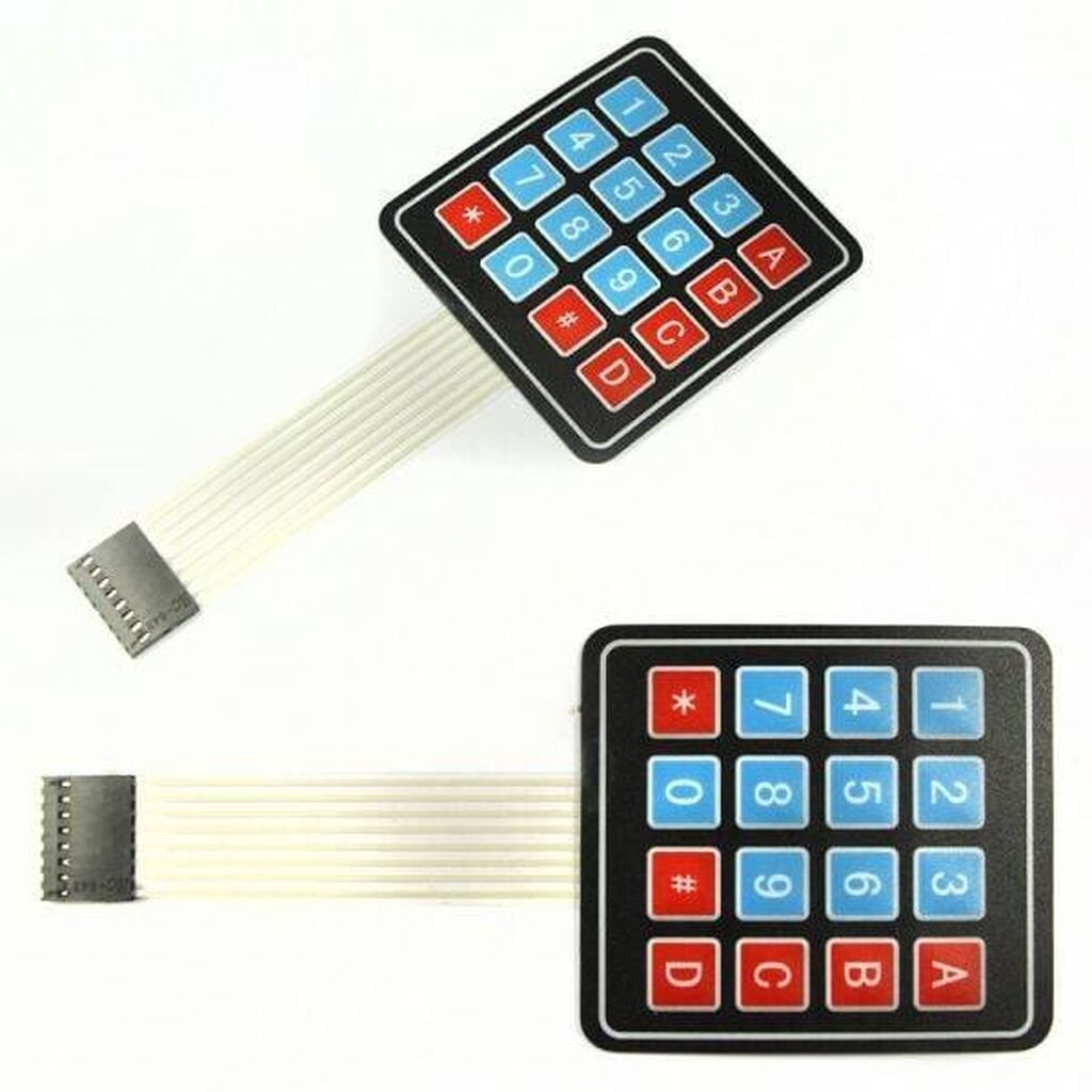 Membran Klaviatura 4x4 Keypad Layihələrdə məlumat girişini sadə və — Klaviaturalar və siçanlar, Bakı (3)