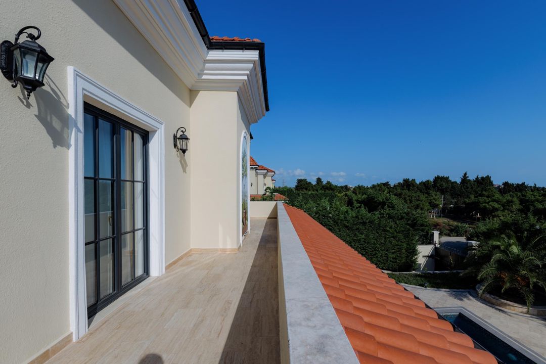 6 otaqlı cottage, 600 m², Bakı şəhəri, Xəzər rayonu, Buzovna qəsəbəsi, Mərdəkan-Zaqulba-Bilgəh yolu, 3-cü km — Ev, villa, Bakı (10)