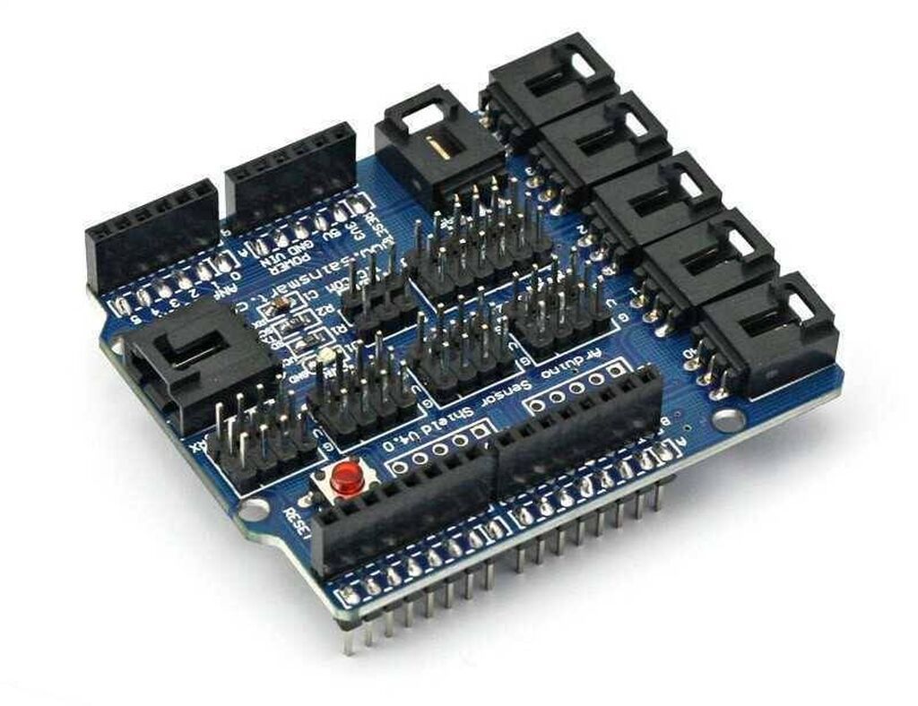 Arduino Uno Sensor Shield V4.0 - Arduino UNO R3 üçün dizayn edilmiş — Avtomobil elektrikası, Bakı (2)