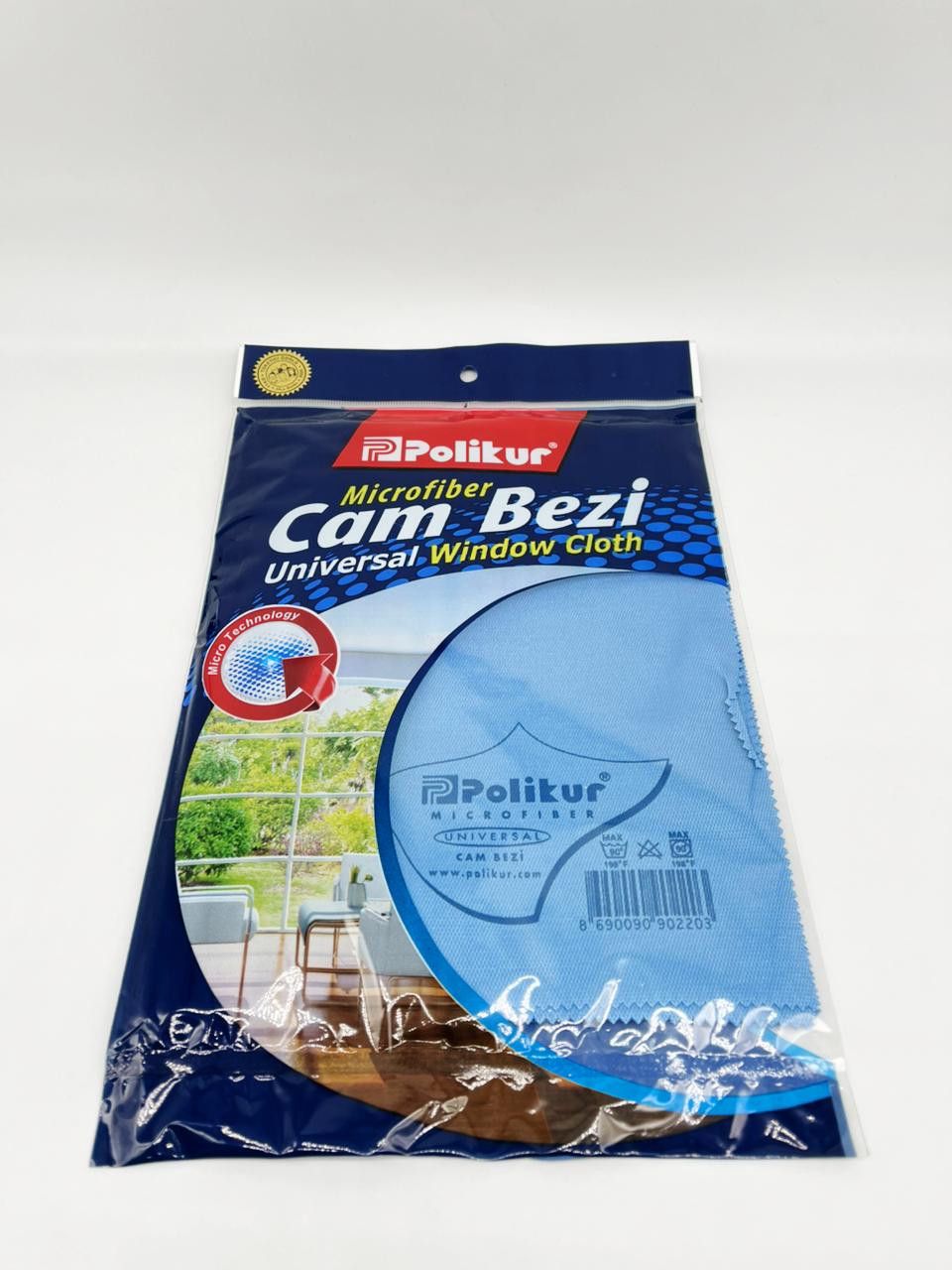 Şüşə təmizləmə üçün salfet Polikur, mikrofibra, 40x50 sm — Mallar, Bakı