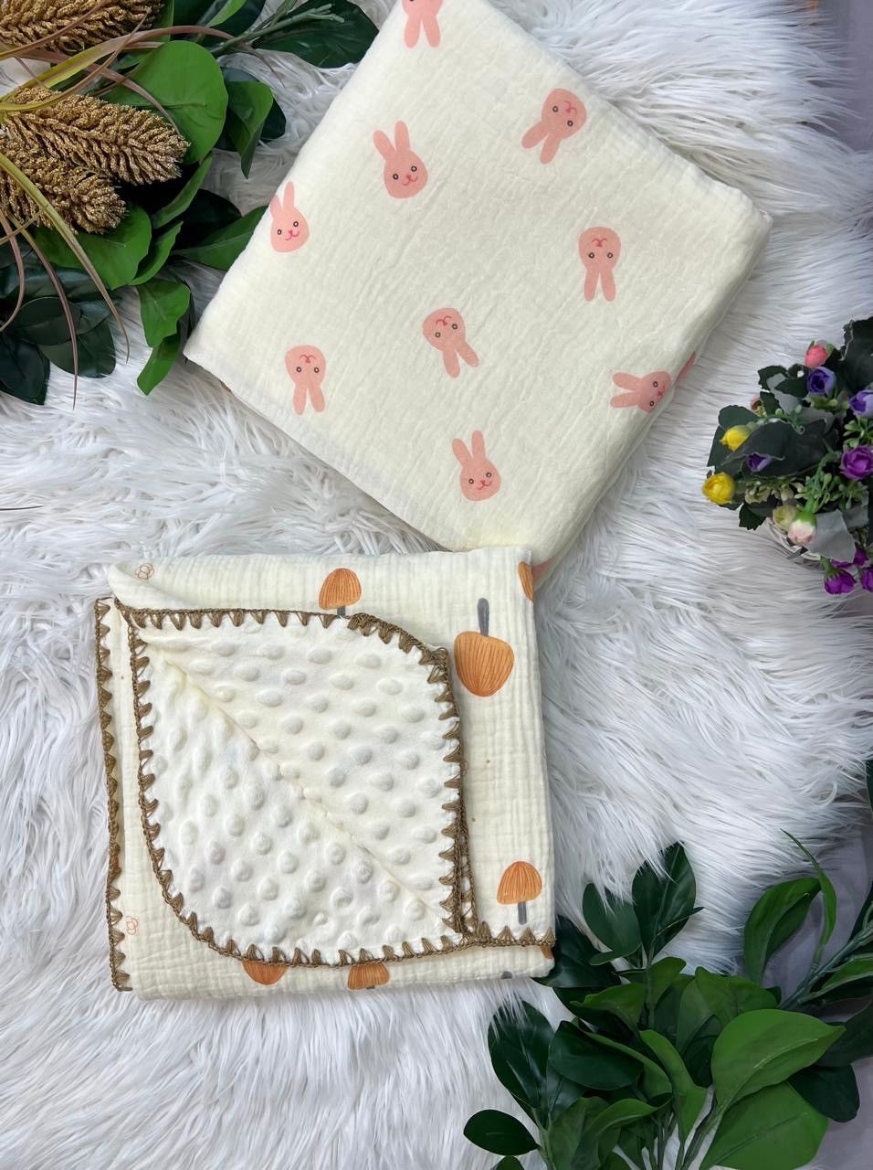Uşaq üçün pled OP-449, muslim, bej, 100x120 sm — Mallar, Bakı
