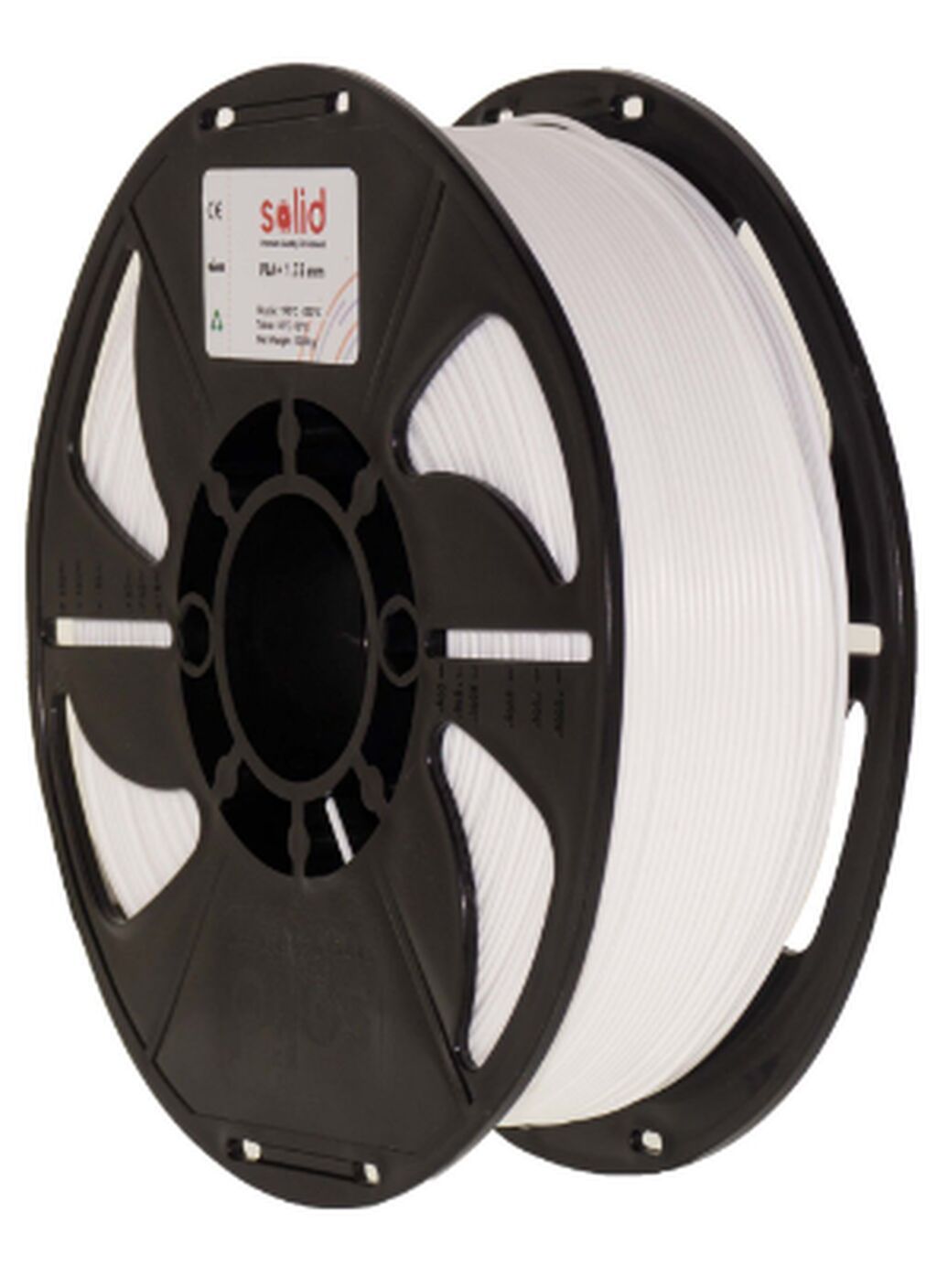 Solid Filament PLA Plus 1.75 mm – Ağ, 1 kq 3D basqılarınız üçün — İstehlak malları və aksesuarlar, Bakı (4)