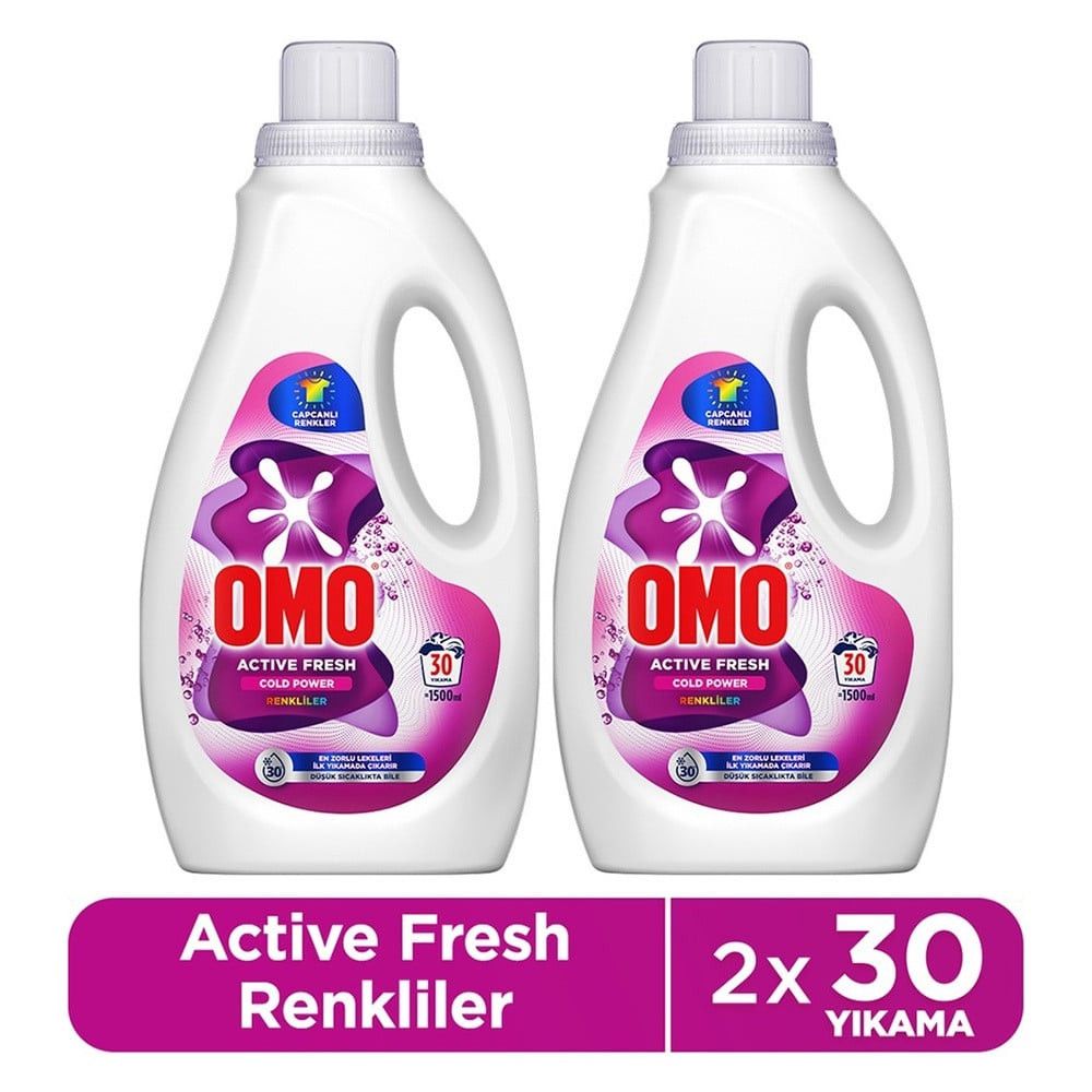 Yuma üçün gel Omo, rəngli paltarlar üçün, 1500 ml, 2 əd — Mallar, Bakı