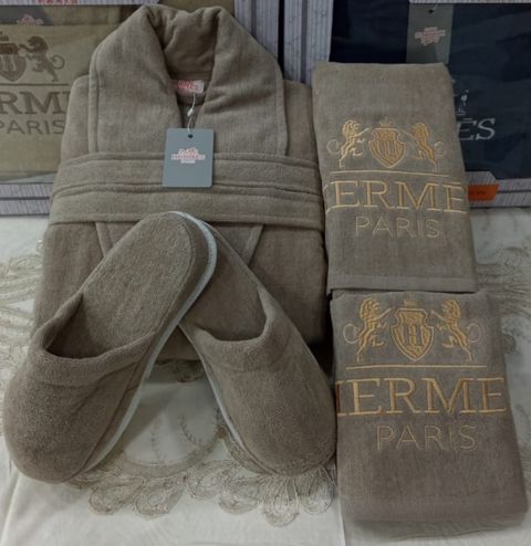 Hamam dəsti, qəhvəyi, pambıq, ölçü XL — Bakı