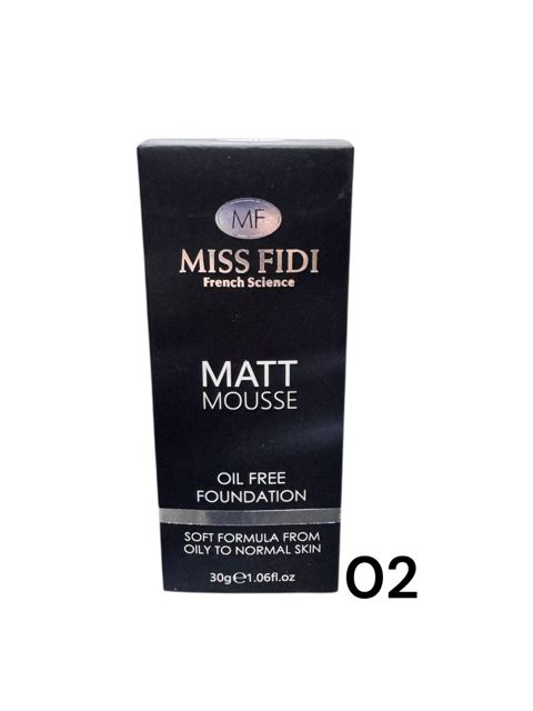 Tonlaşdırıcı krem Miss Fidi Matt Mousse Oil Free 02, 30 q — Bakı