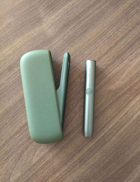 Iqos 3 DUO tütün qızdırıcı cihazı – zeytun-yaşıl rəngli şarj qutusu və — Bakı