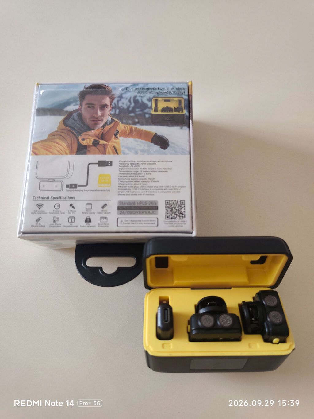 İşlənmiş Simsiz (Bluetooth) Mikrofon Hoco, Ödənişli çatdırılma — Mikrafonlar, Bakı (2)