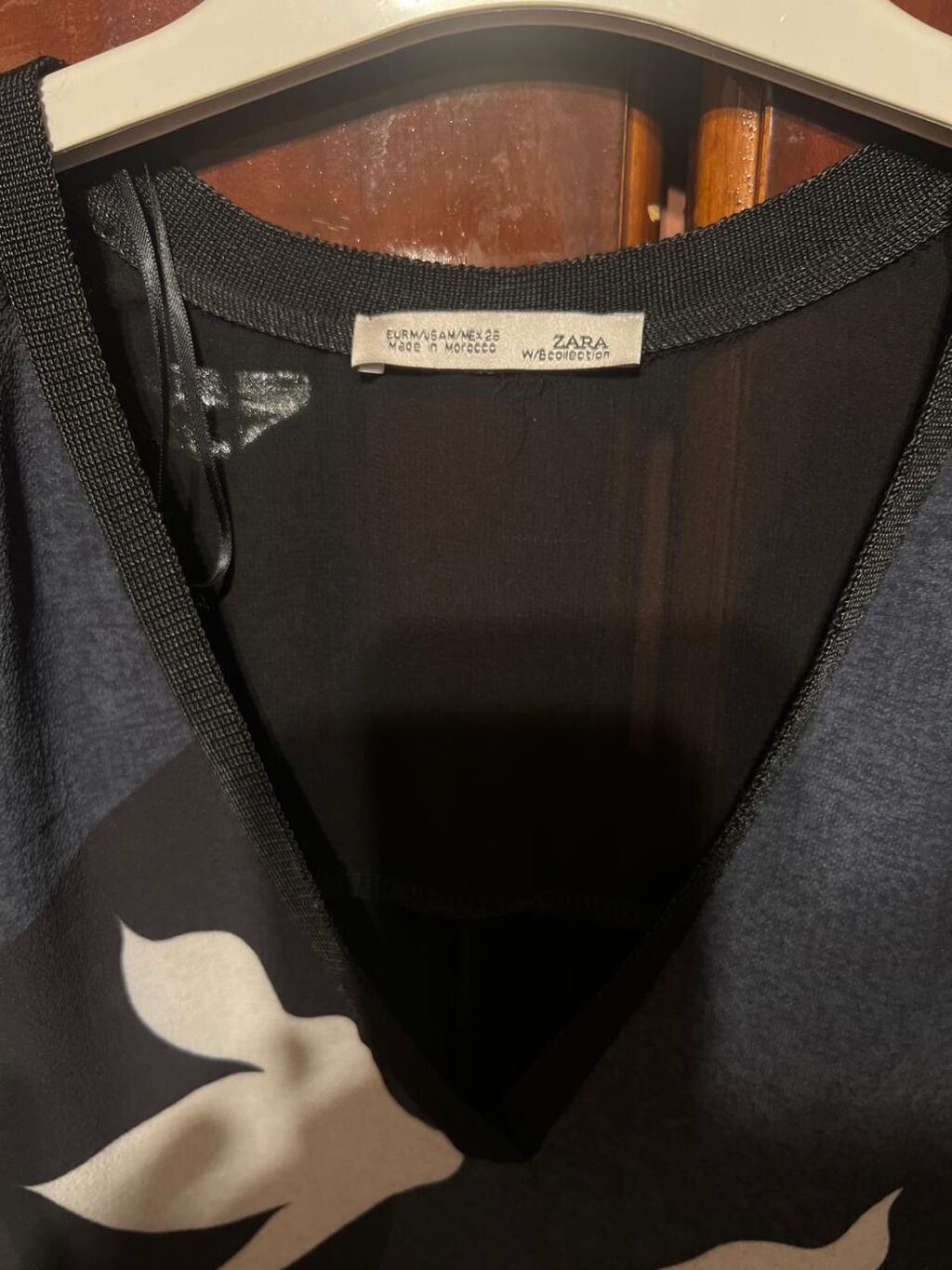 Zara W/Collection tunika - Dizayn: Ön hissədə iri çiçək printi ilə — Köynək, Bakı (2)
