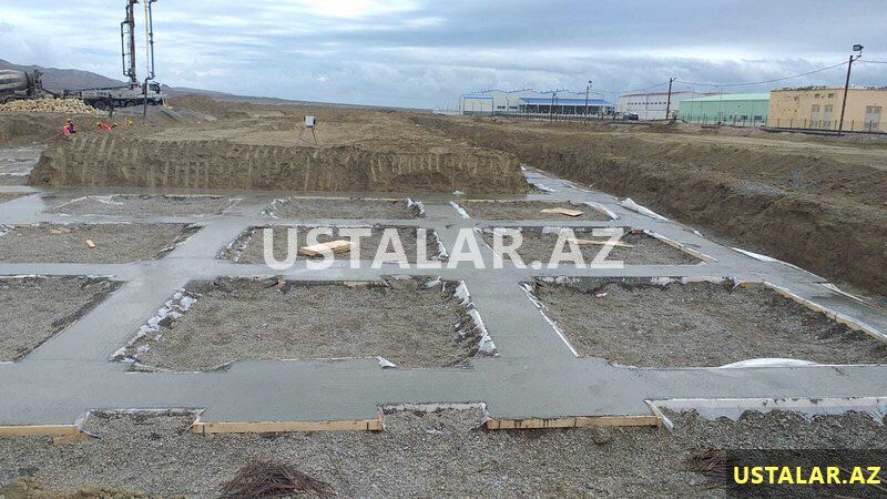 Beton, manalit işləri — Tikinti xidmətləri, Bakı (5)