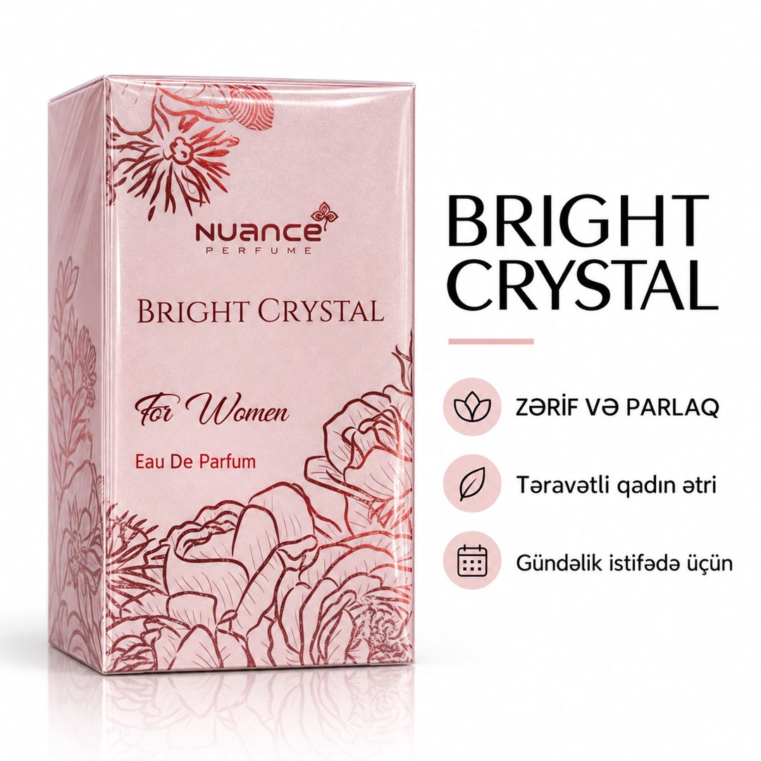 Nuance Perfume Bright Crystal ətir suyu qadınlar üçün, 50 ml — Mallar, Bakı