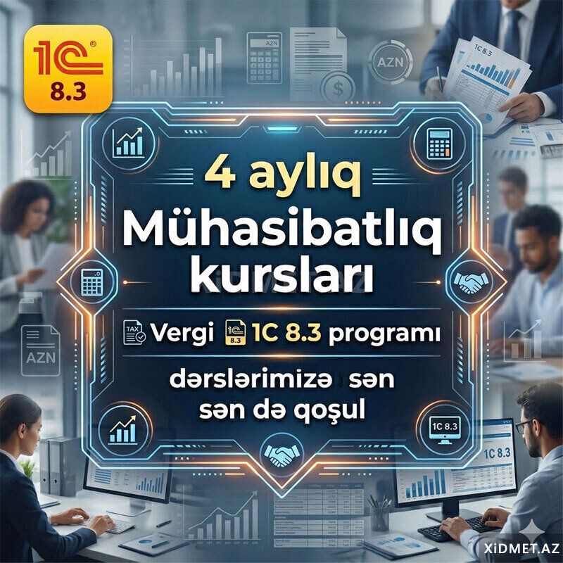 İntensiv Mühasibatlıq Vergi 1c dərsləri — IT, biznes, Bakı (3)