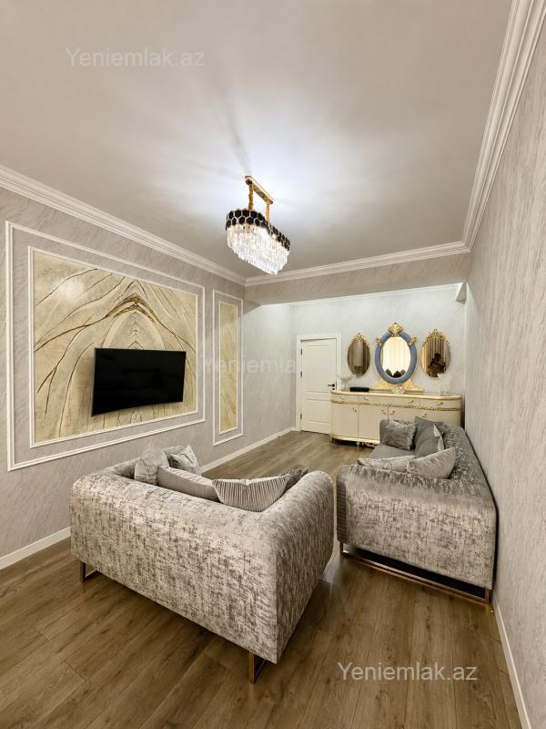 Satılır 3 otaqlı Bina evi menzil (Yeni tikili), 120 m², Nərimanov rayonu — Mənzil, Bakı (2)