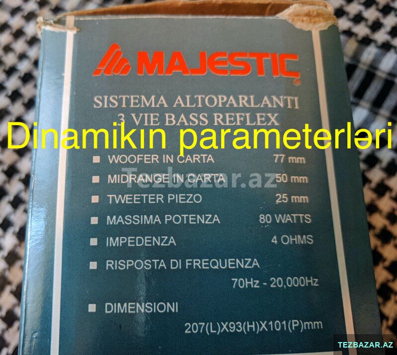 Dinamiklər və səsgücləndirici — Təhlükəsizlik sistemləri, Bakı (5)