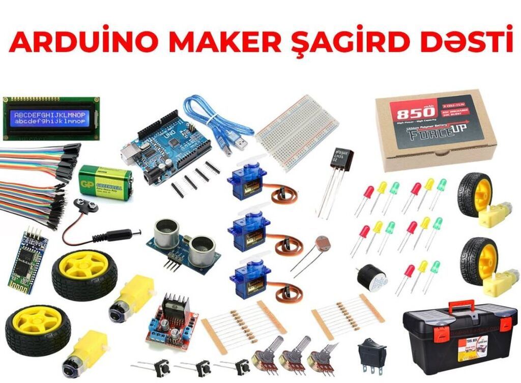 Arduino Maker Şagird Dəsti Bu dəst ilə edə biləcəkləriniz: - IoT — Oyun dəstləri, Bakı