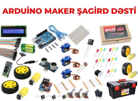 Arduino Maker Şagird Dəsti Bu dəst ilə edə biləcəkləriniz: - IoT — Bakı