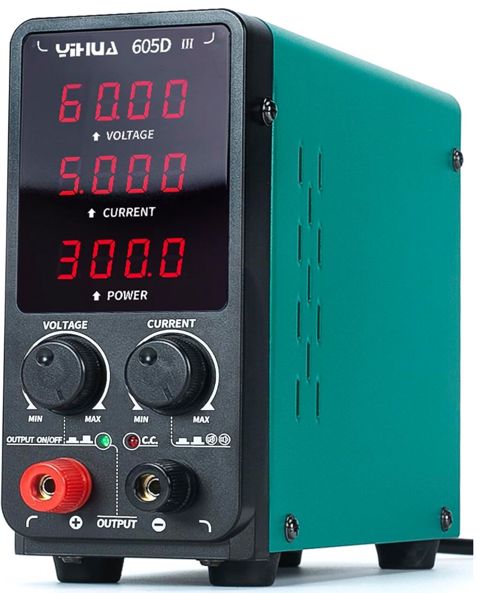 Yihua 605D-III 60V 5A Tənzimlənən DC Güc Qaynağı Laboratoriya — Bakı