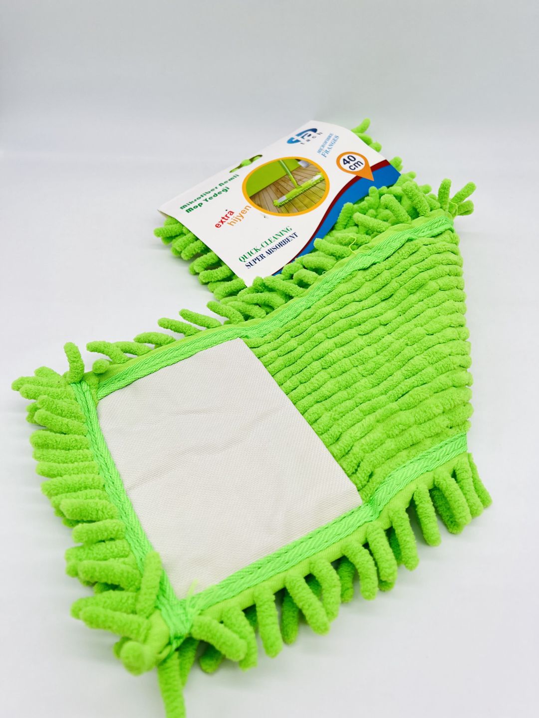 Lif süpürgə üçün əski-taxma T-06, mikrofibra, yaşıl, 40 sm — Mallar, Bakı (2)