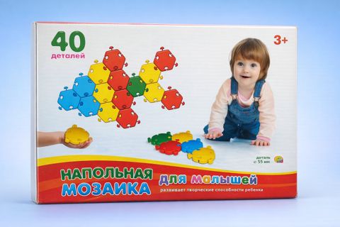 Mozaika döşəmə üstü, yaş 3+, plastik, rəngbərəng — Bakı