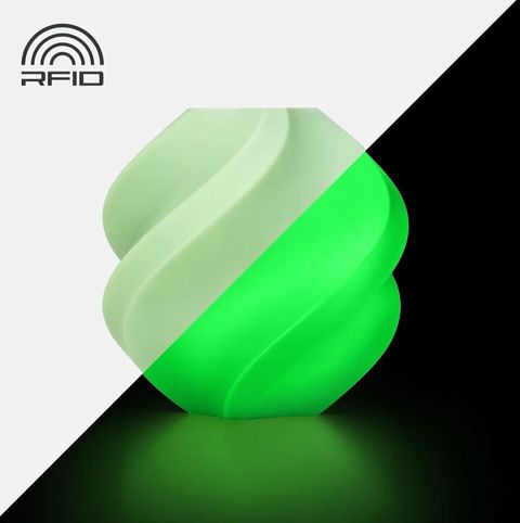 Bambu Lab PLA Filament – Parlaq Yaşıl (1 kq) - Material: PLA Basic — Bakı