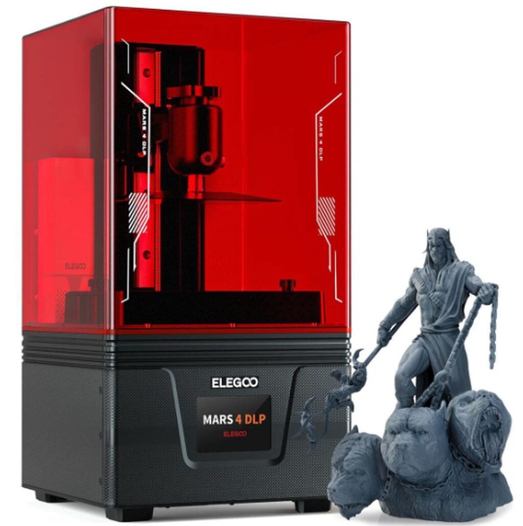 Elegoo Mars 4 DLP Reçineli 3D Yazıcı Qiymət: 1573 Texas Instruments — Printerləri, Bakı (2)