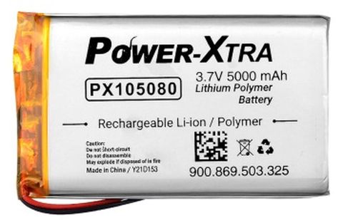Power-Xtra PX105080 3.7V 5000 mAh Litium Polimer Batareya - Marka — Bakı