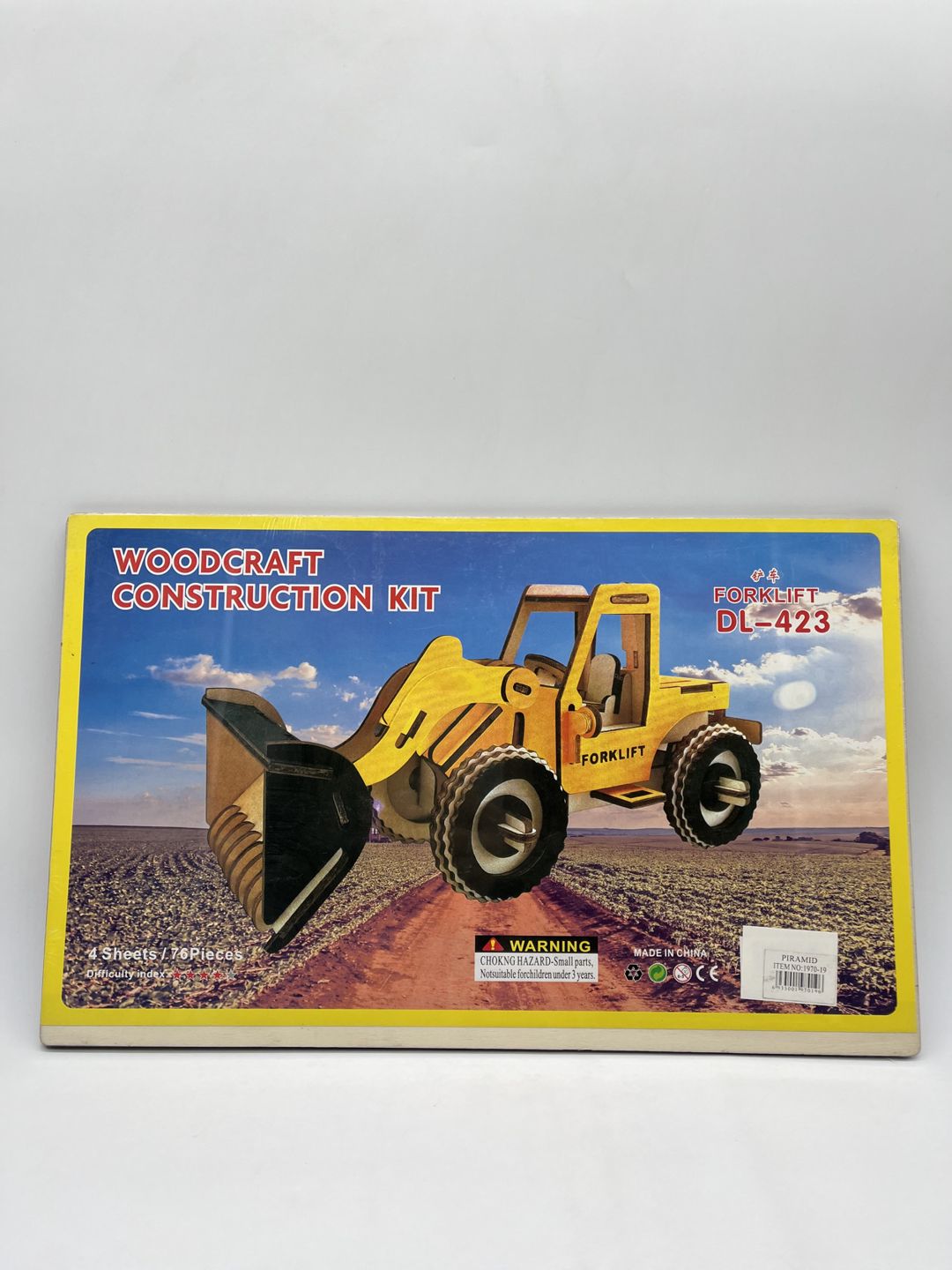 Taxta konstruktor 3D Woodcraft DL-423, 76 element, 8 yaş — Mallar, Bakı
