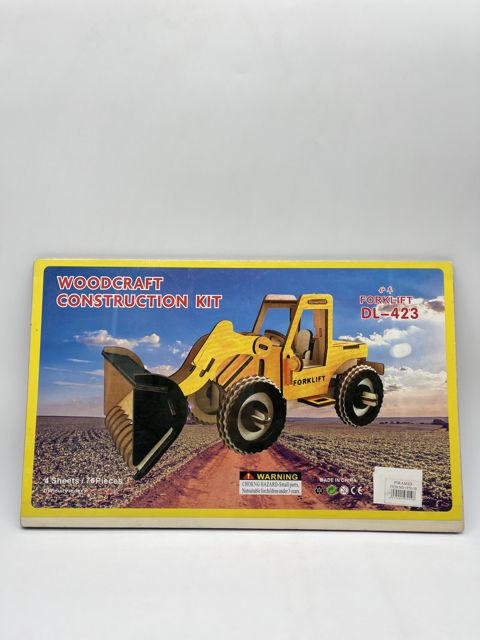 Taxta konstruktor 3D Woodcraft DL-423, 76 element, 8 yaş — Bakı