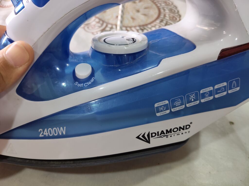 Diamond buxarlı ütü – 2400W Xüsusiyyətlər: - Güc: 2400W – sürətli — Ütü, Zərdab (5)